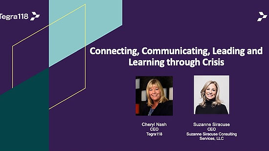 Connecting, Communicating, Leading and Learning through Crisis